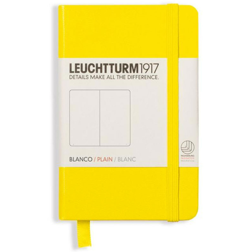 LEUCHTTURM Not Defteri Mini Boy (A7)  Limon Sarı